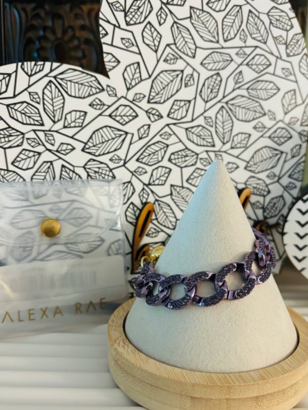 Bar by Alexa Rae Prague Bracelet- Liquid Metallic Lilac